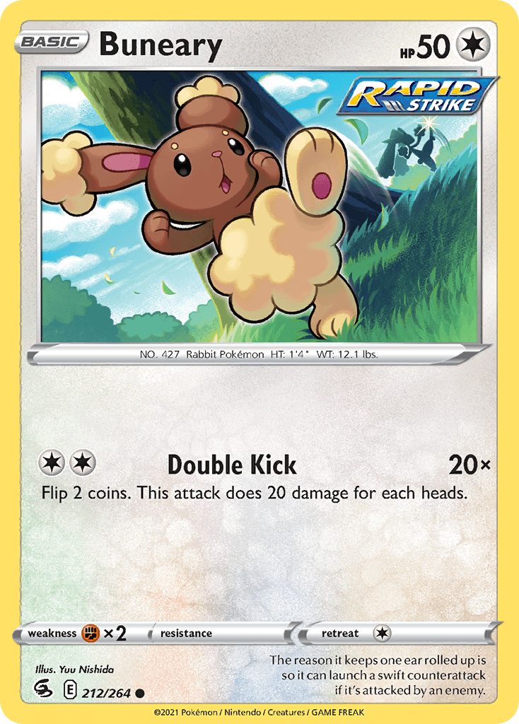 Buneary Fusion Strike card