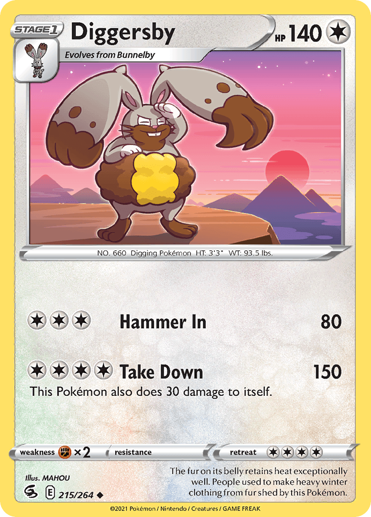Diggersby Fusion Strike card