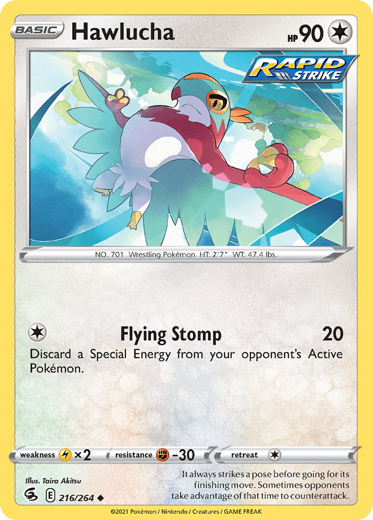 Hawlucha Fusion Strike card
