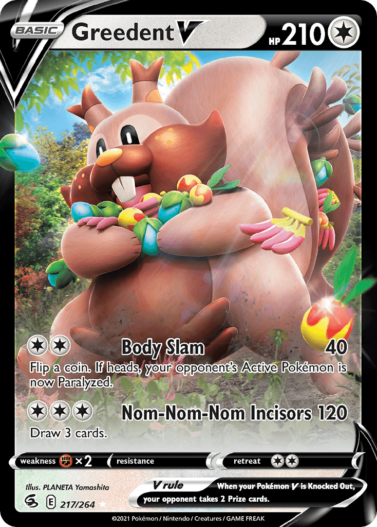 Greedent V Fusion Strike card