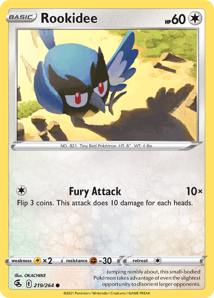Rookidee Fusion Strike card