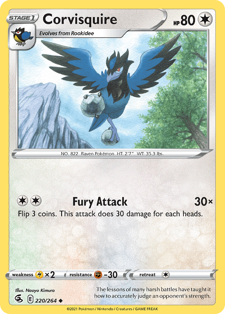 Corvisquire Fusion Strike card