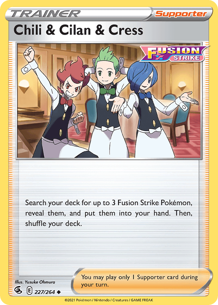 Chili & Cilan & Cress Fusion Strike card
