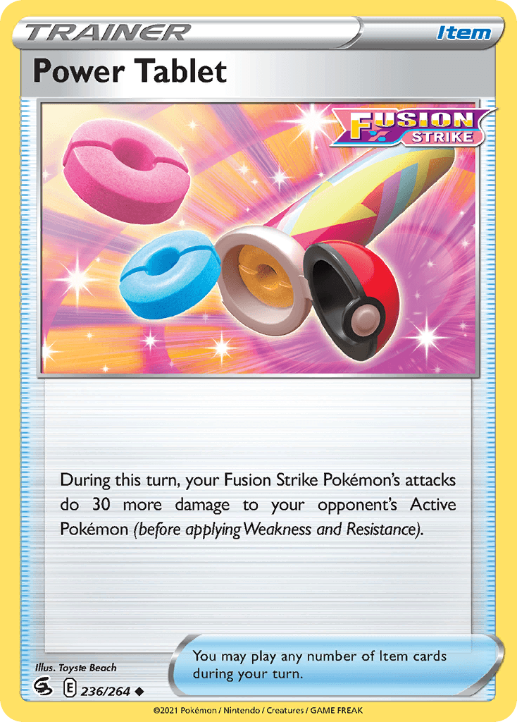 Power Tablet Fusion Strike card