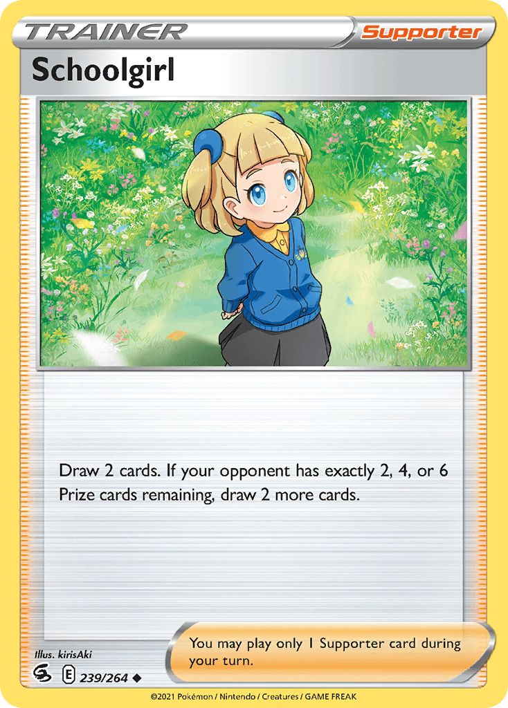 Schoolgirl Fusion Strike card