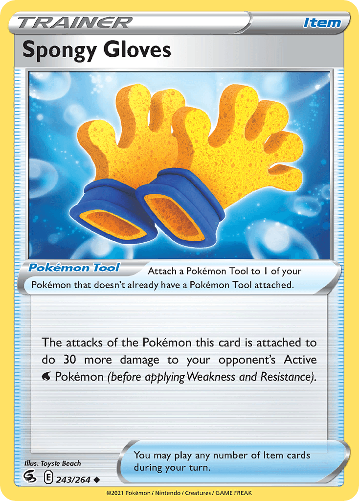 Spongy Gloves Fusion Strike card
