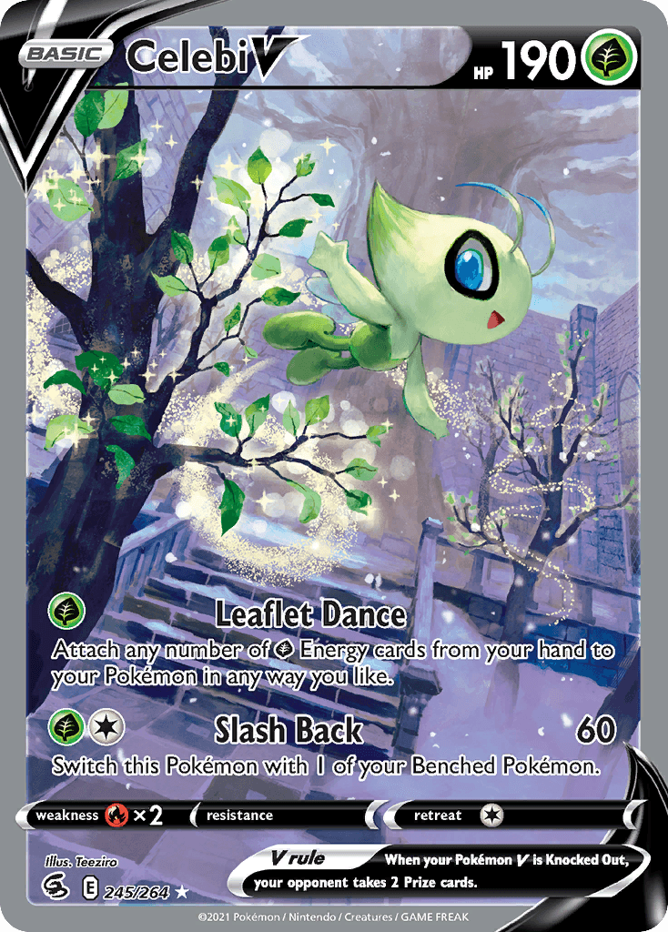 Celebi V Fusion Strike card