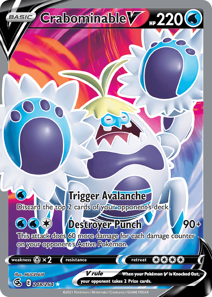 Crabominable V Fusion Strike card