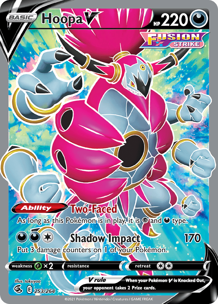 Hoopa V Fusion Strike card