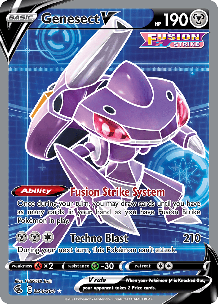 Genesect V Fusion Strike card