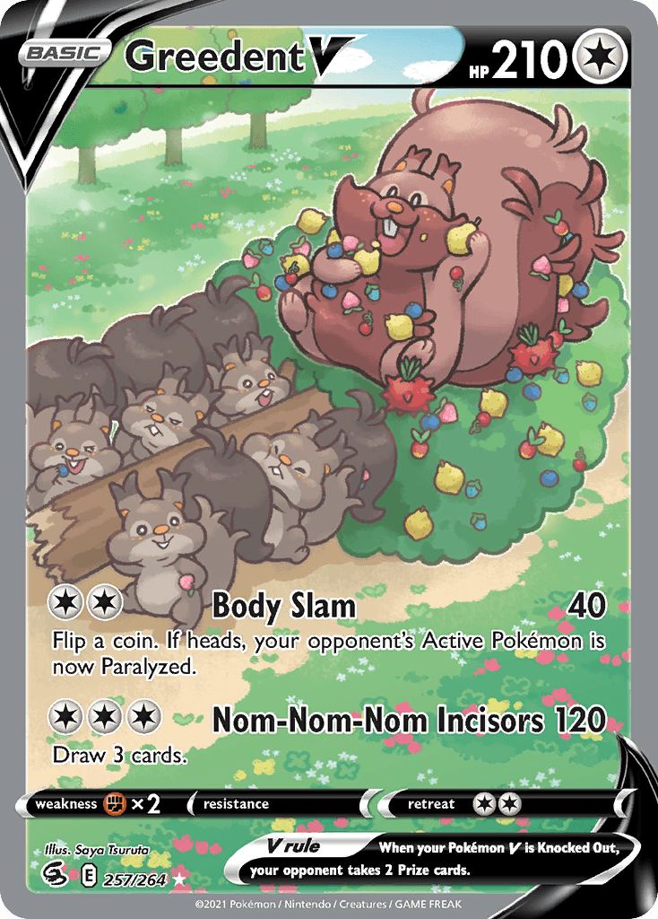 Greedent V Fusion Strike card