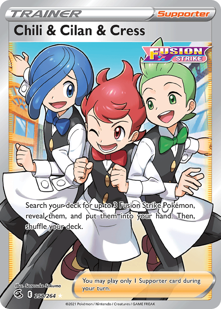 Chili & Cilan & Cress Fusion Strike card