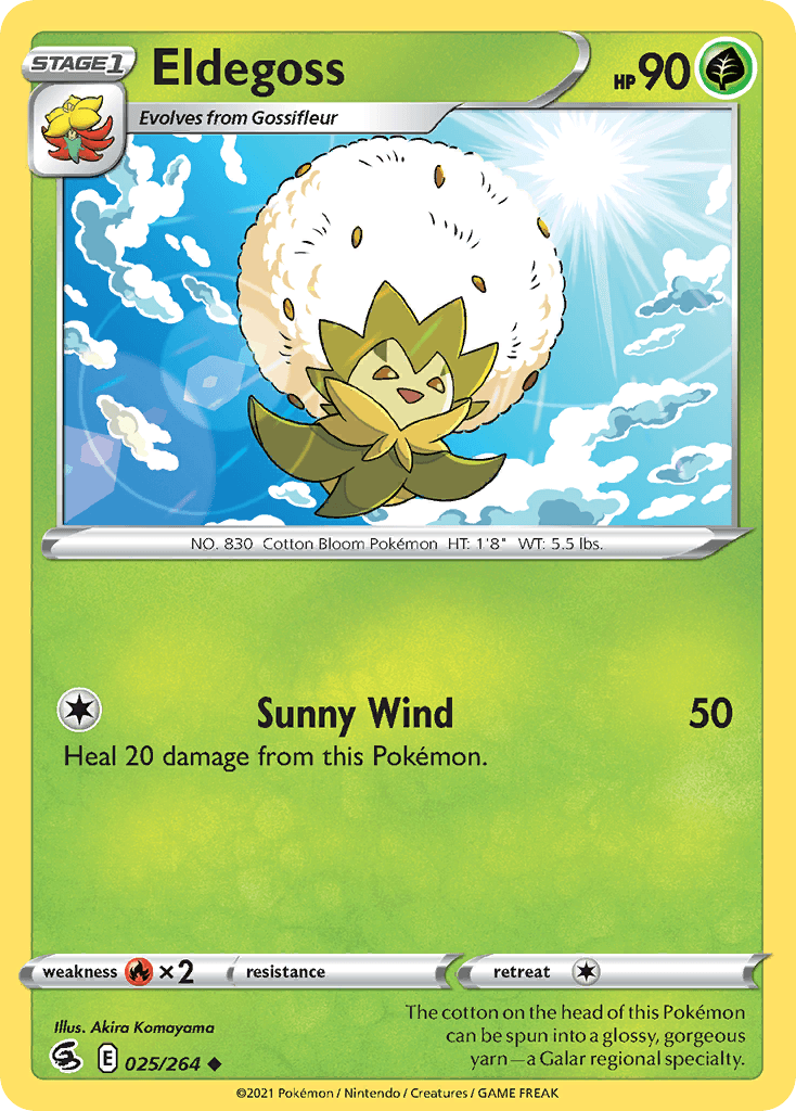 Eldegoss Fusion Strike card