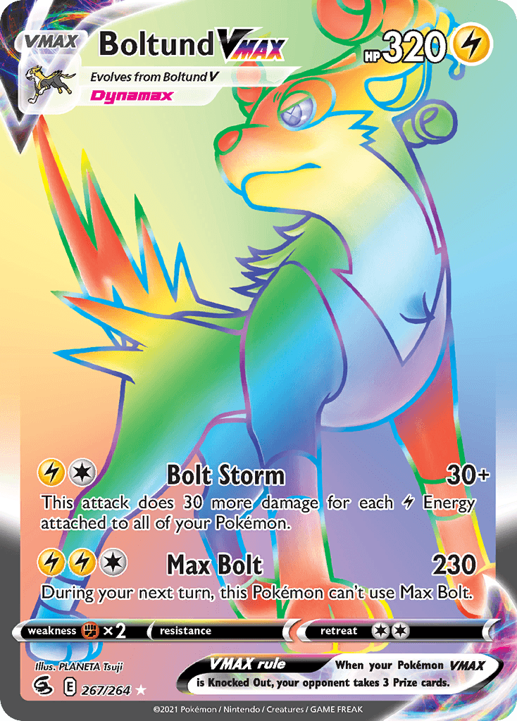 Boltund VMAX Fusion Strike card