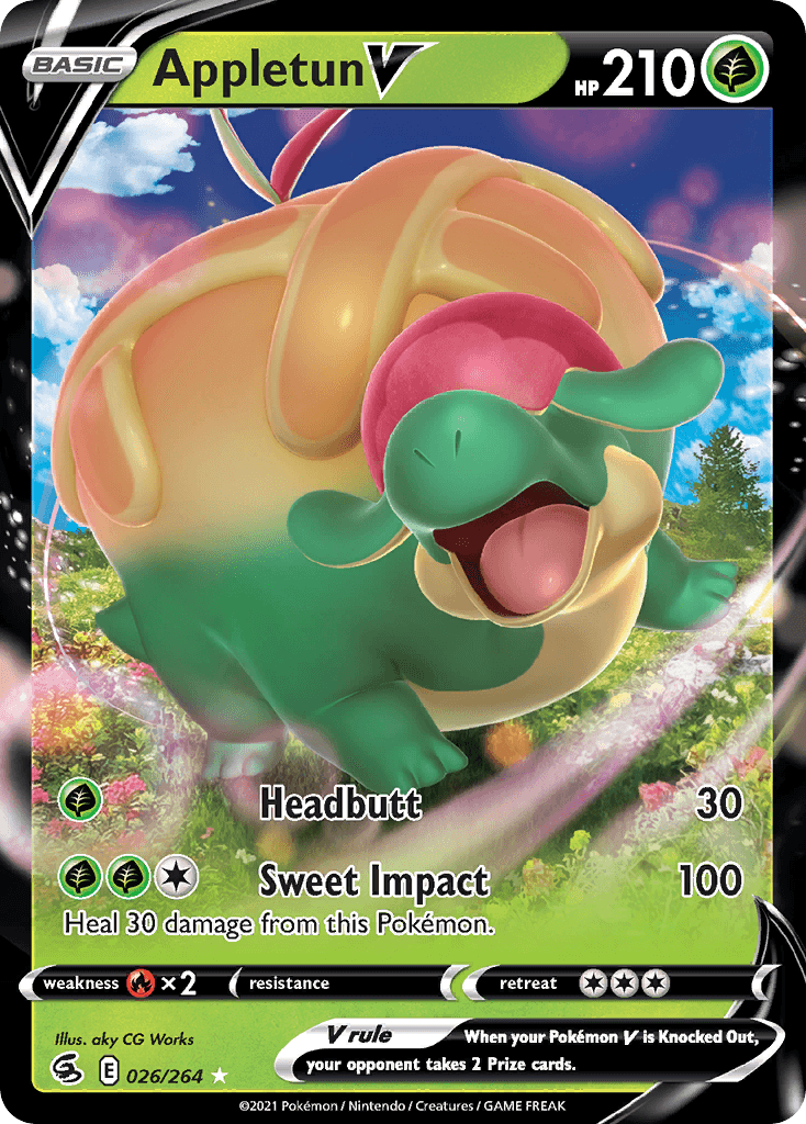 Appletun V Fusion Strike card