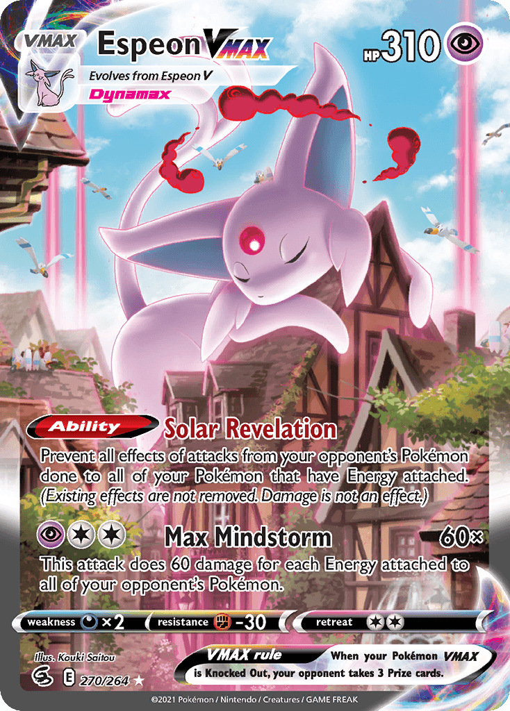 Espeon VMAX Fusion Strike card
