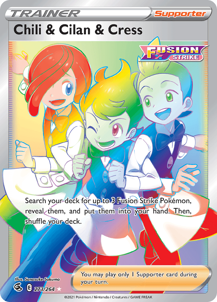 Chili & Cilan & Cress Fusion Strike card