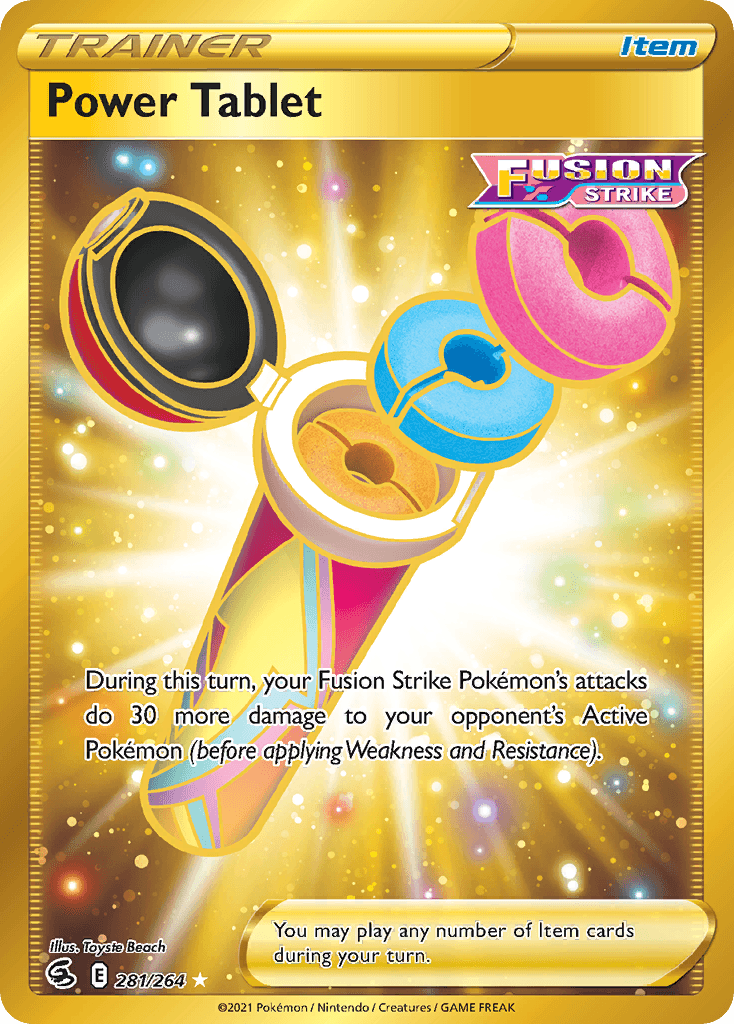 Power Tablet Fusion Strike card