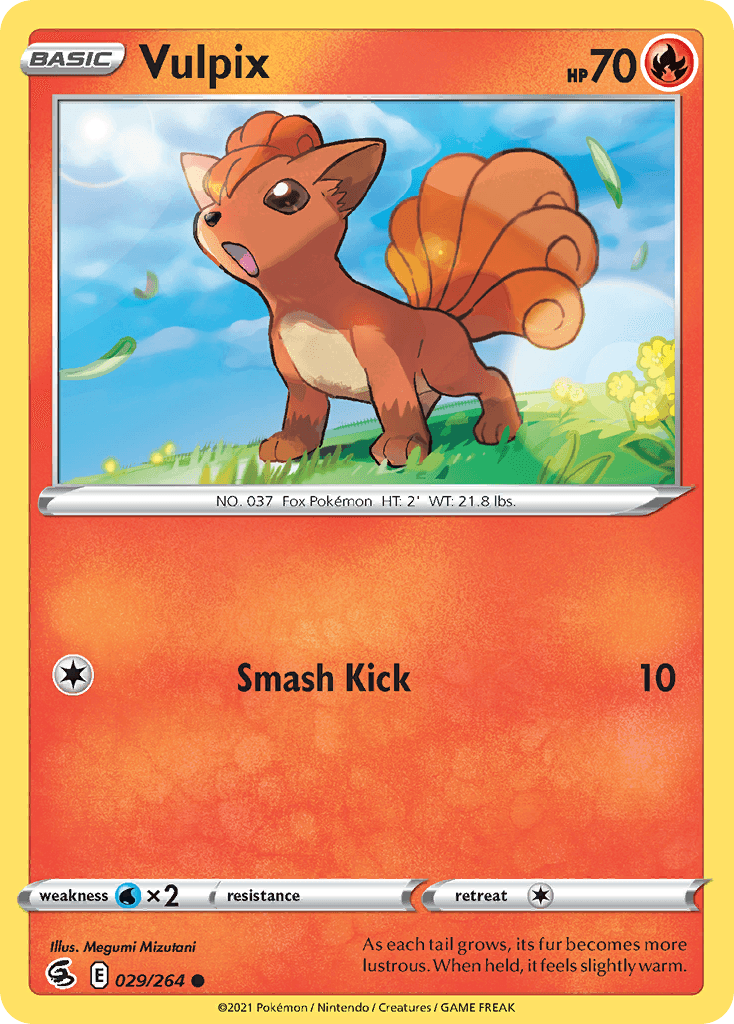 Vulpix 寶可夢 card