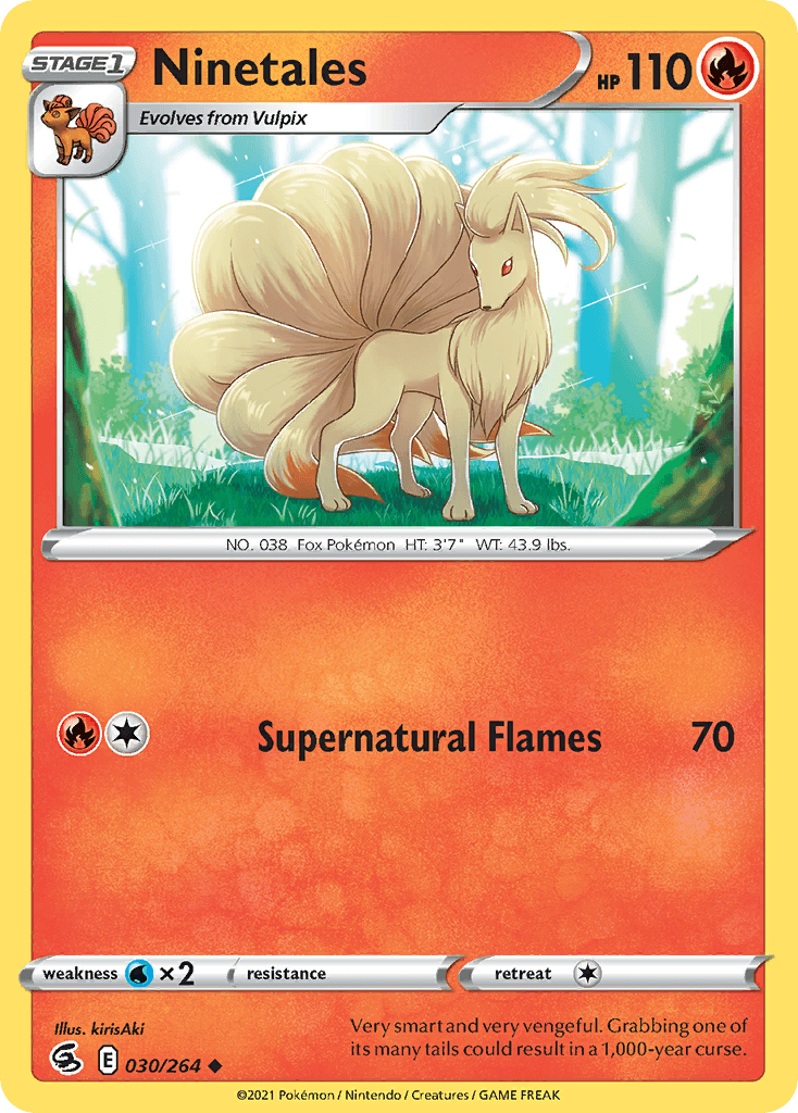 Ninetales Fusion Strike card