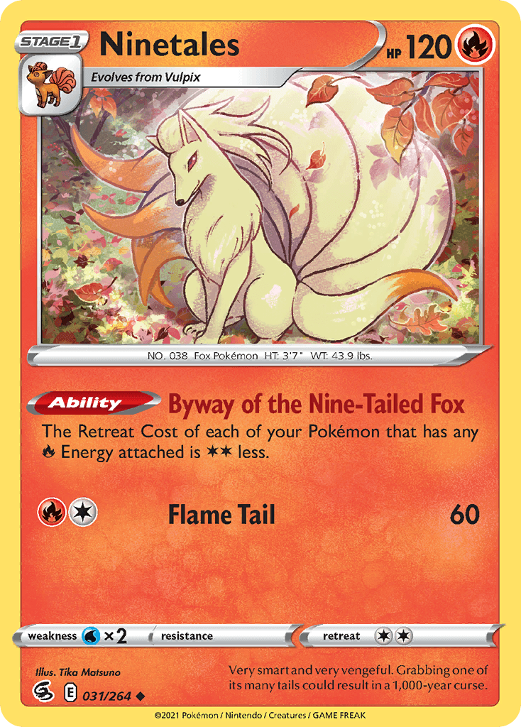 Ninetales Fusion Strike card