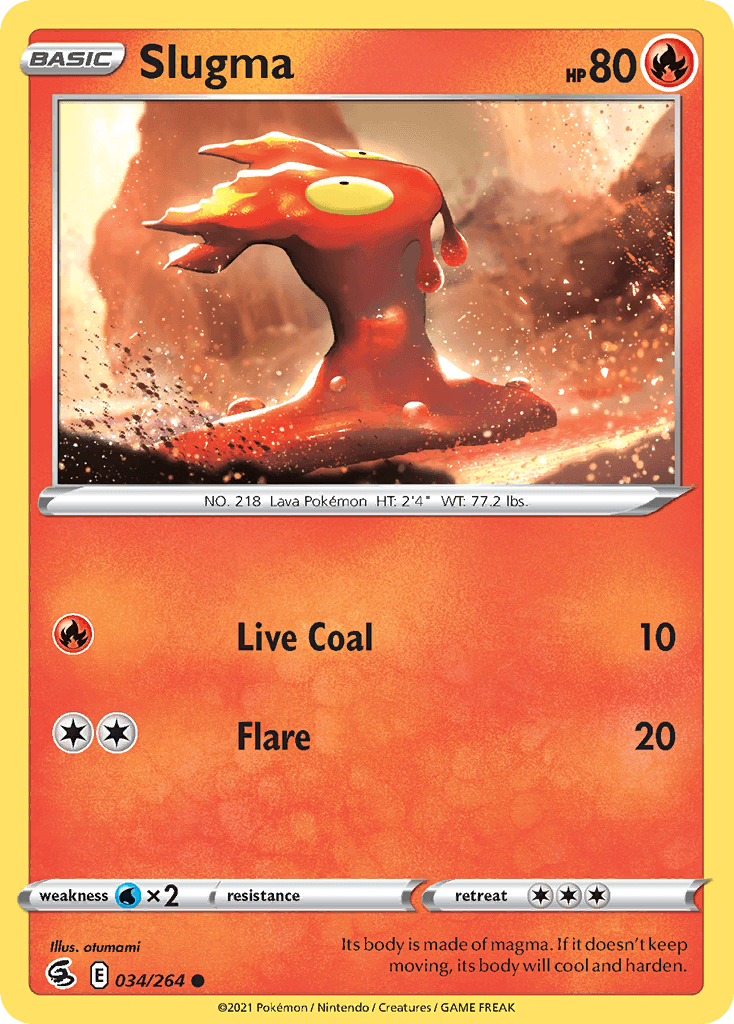 Slugma Fusion Strike card