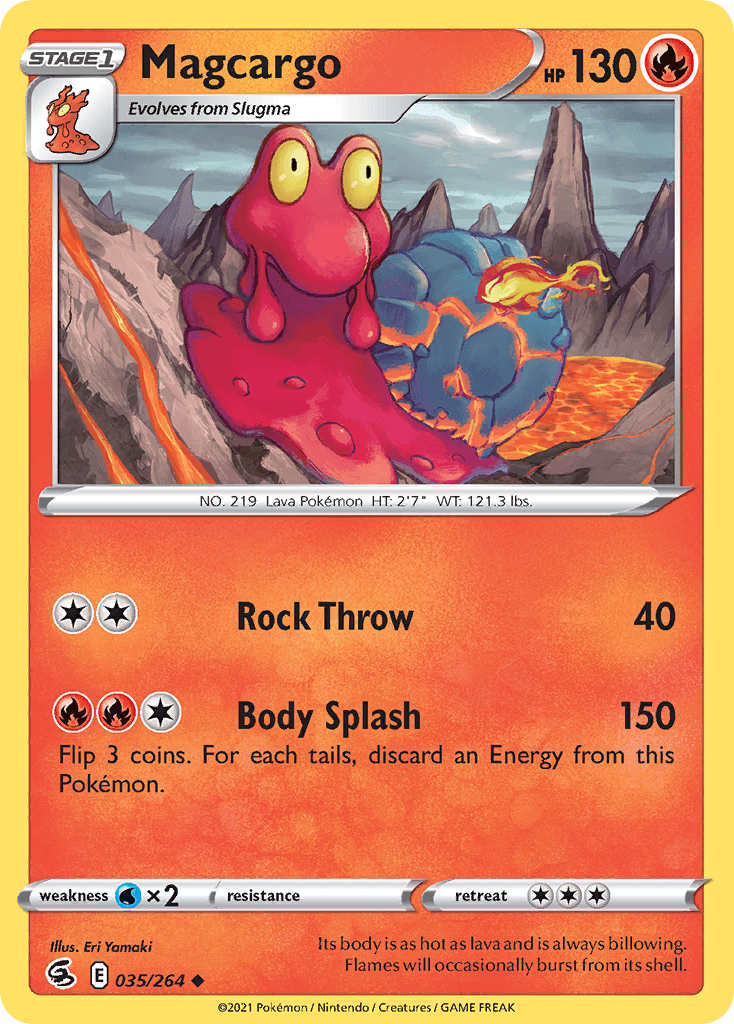 Magcargo Fusion Strike card