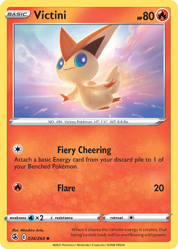 Victini Fusion Strike card