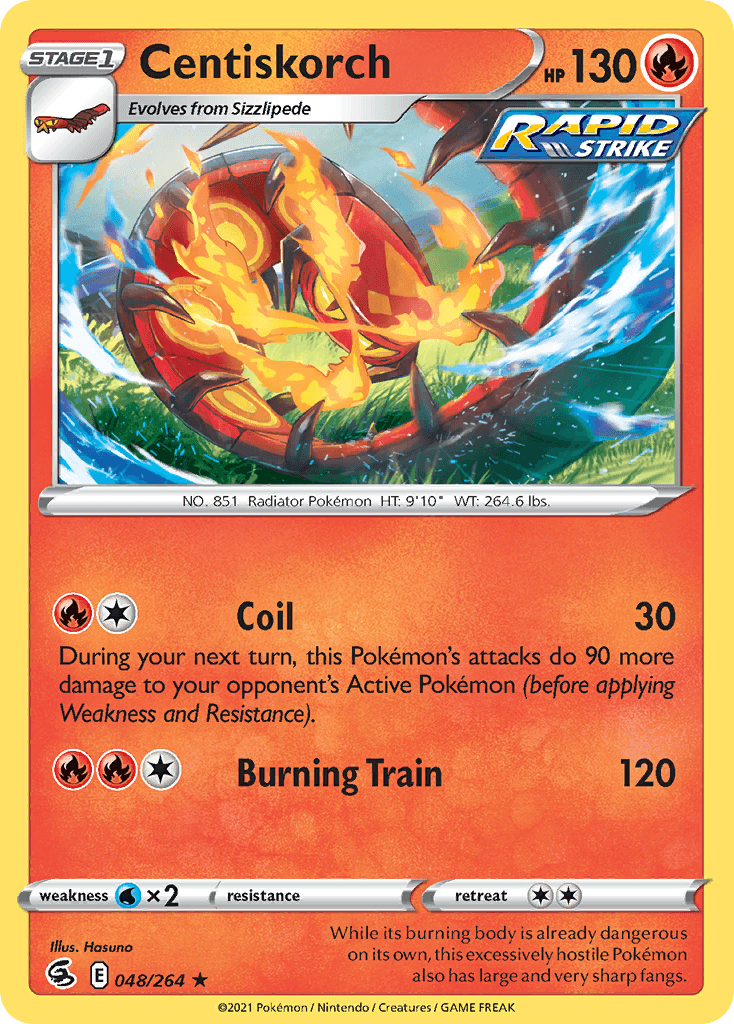 Centiskorch 寶可夢 card