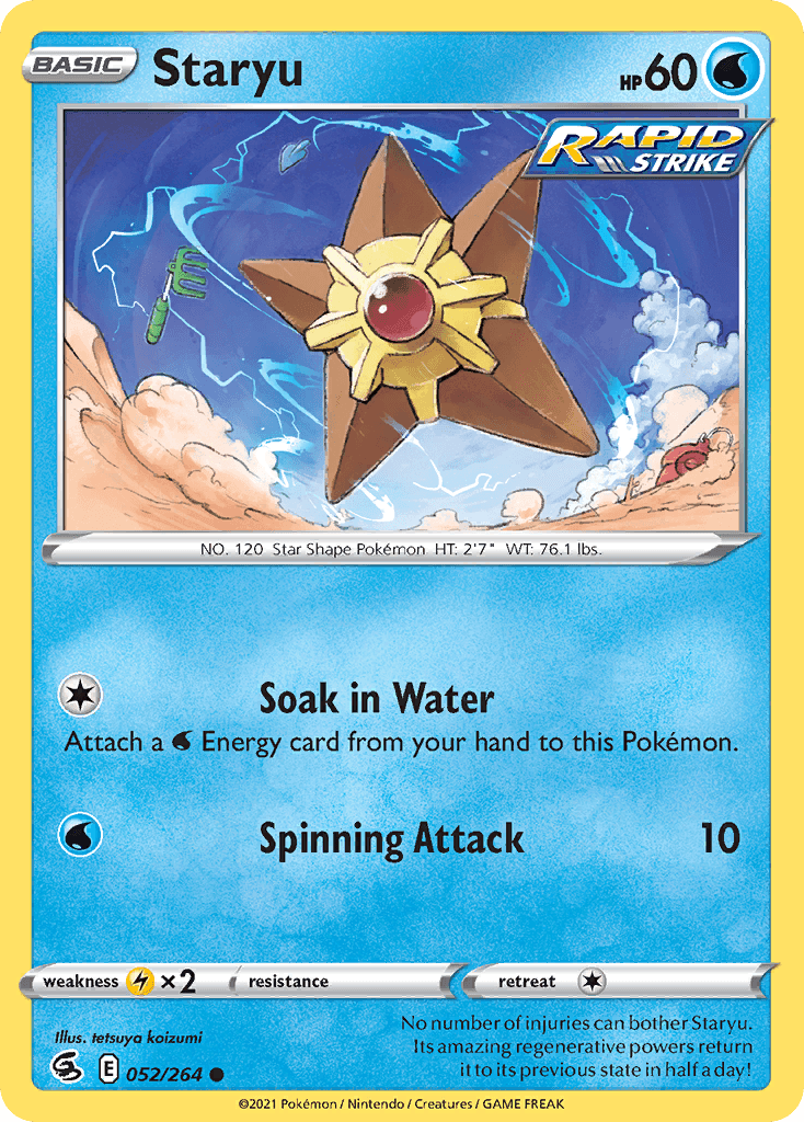 Staryu Fusion Strike card