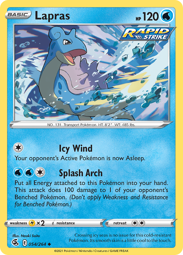 Lapras Fusion Strike card
