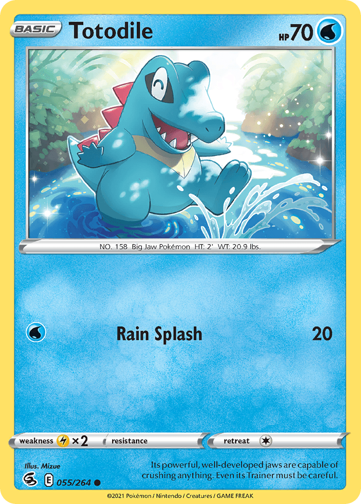 Totodile Fusion Strike card