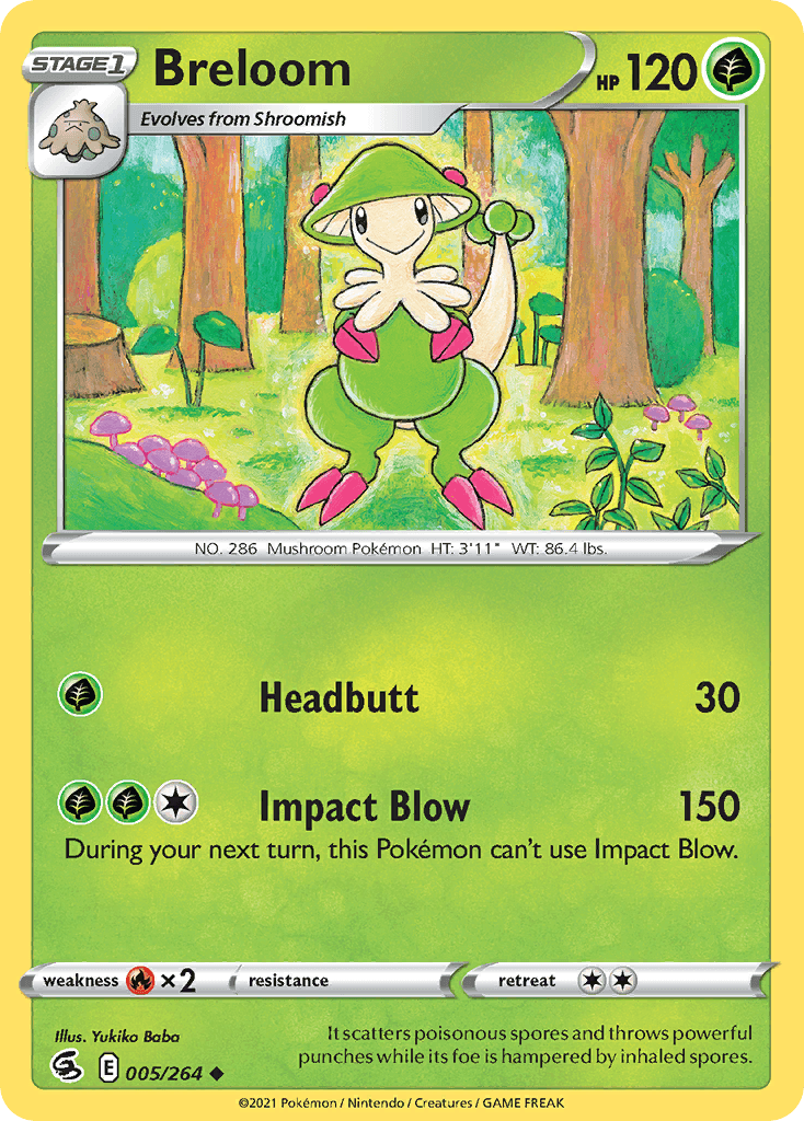 Breloom Fusion Strike card