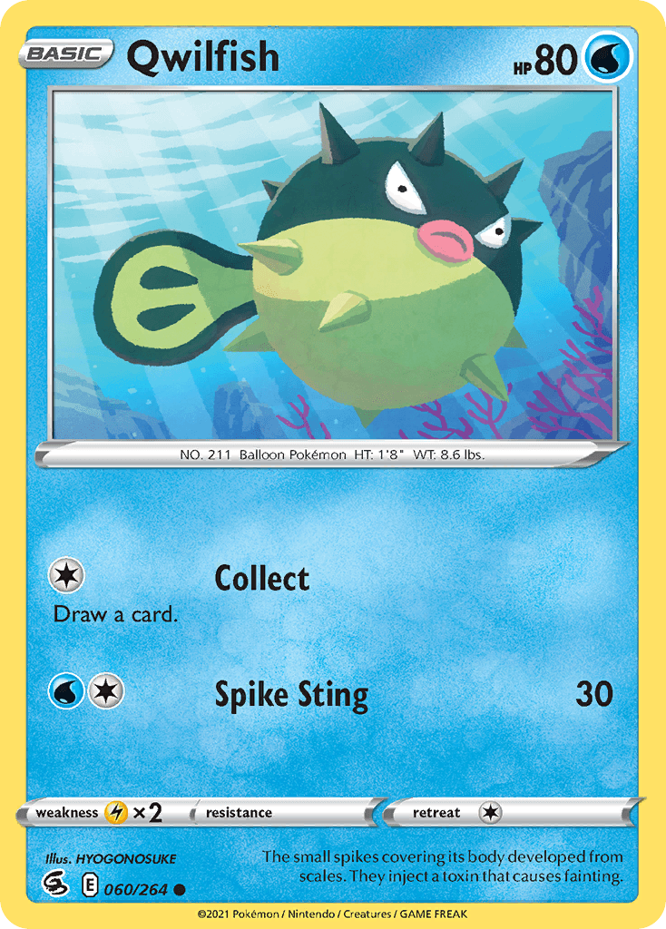 Qwilfish Fusion Strike card