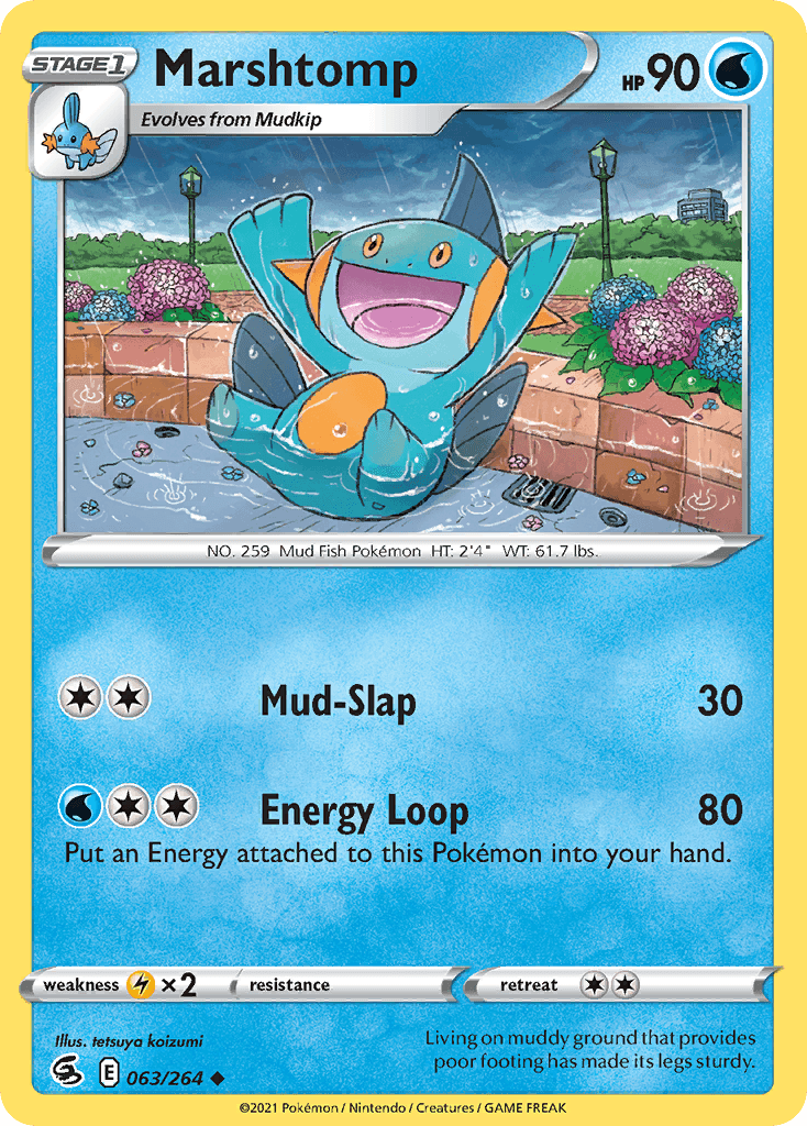 Marshtomp Fusion Strike card