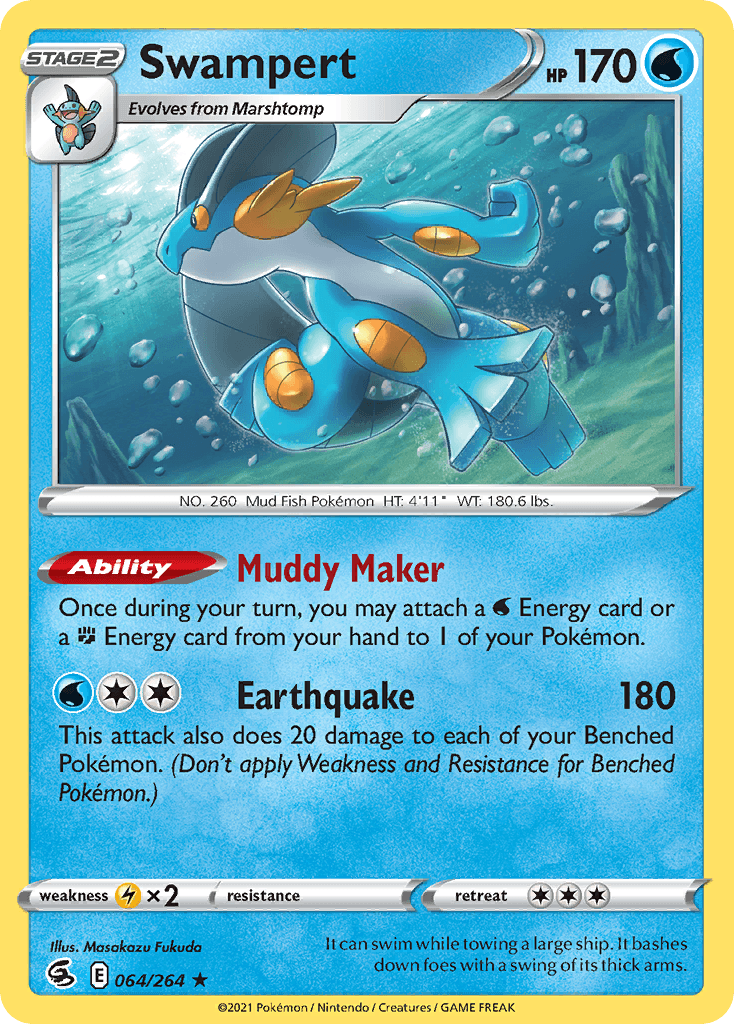 Swampert Fusion Strike card