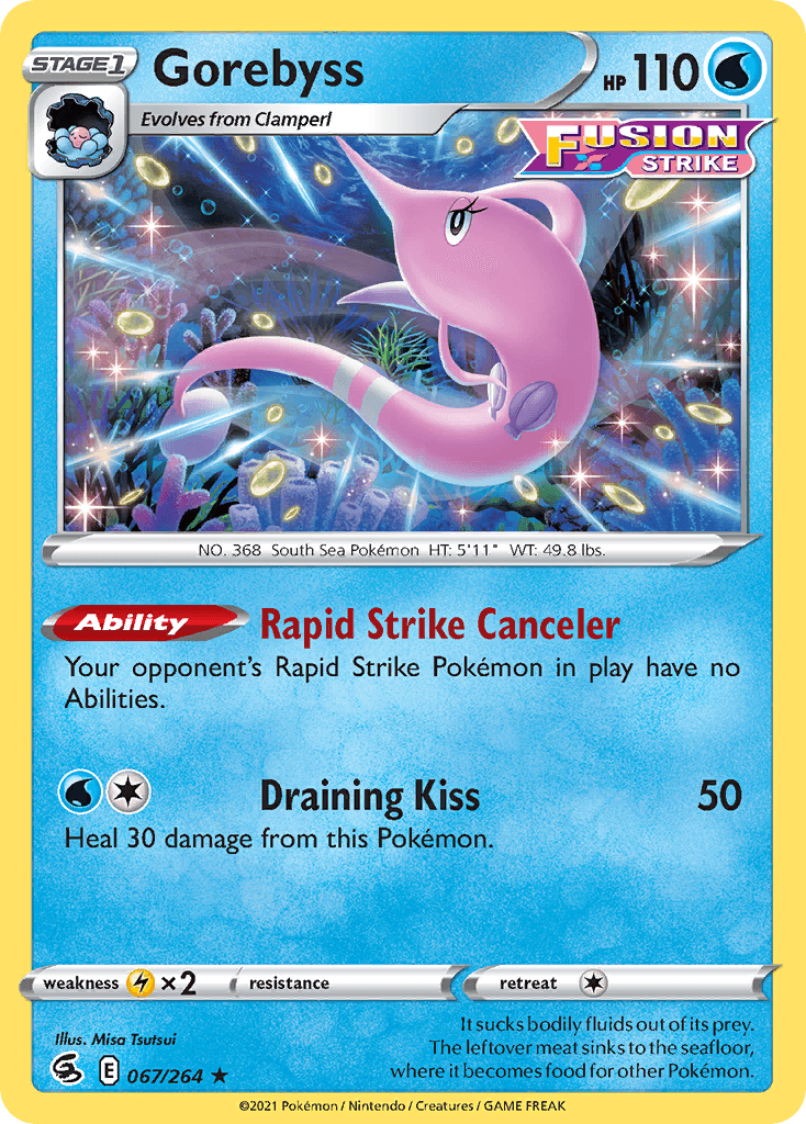 Gorebyss Fusion Strike card