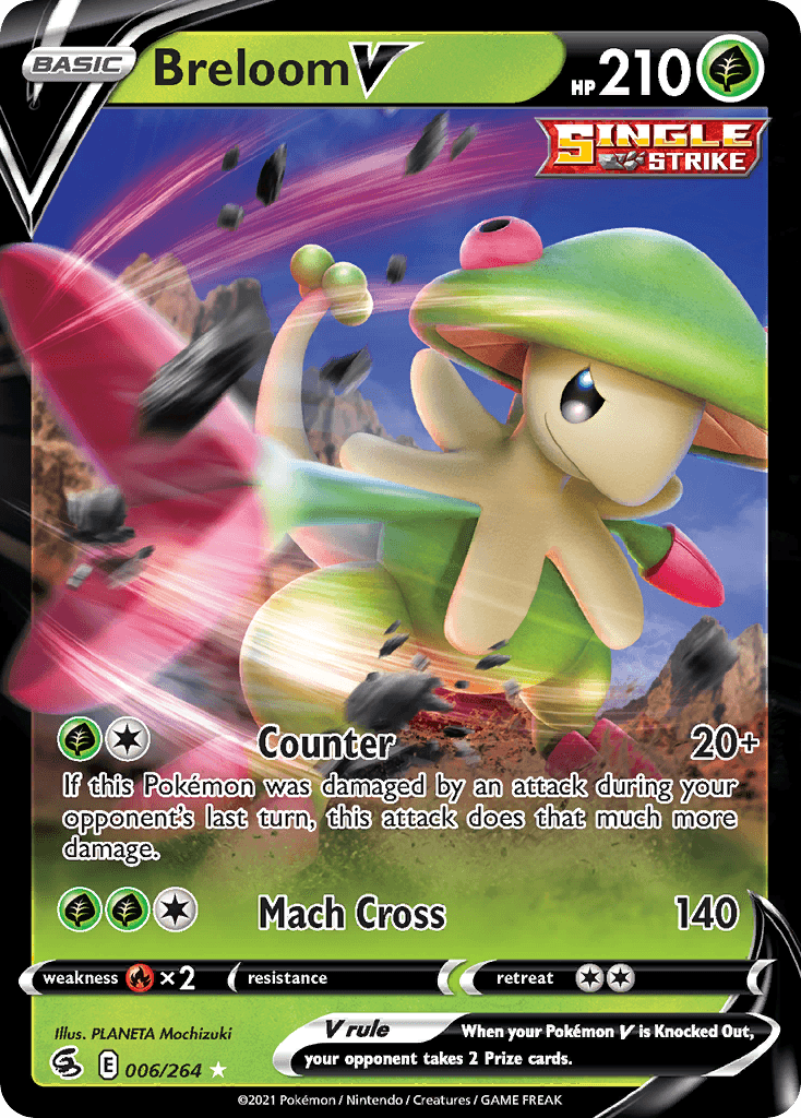 Breloom V Fusion Strike card