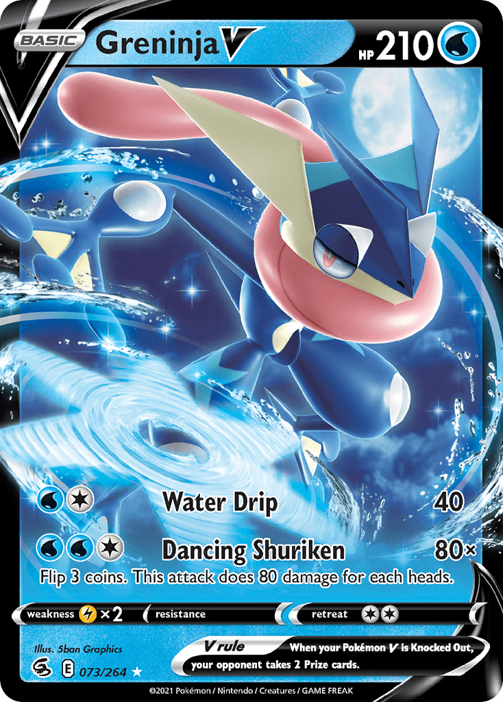 Greninja V Fusion Strike card