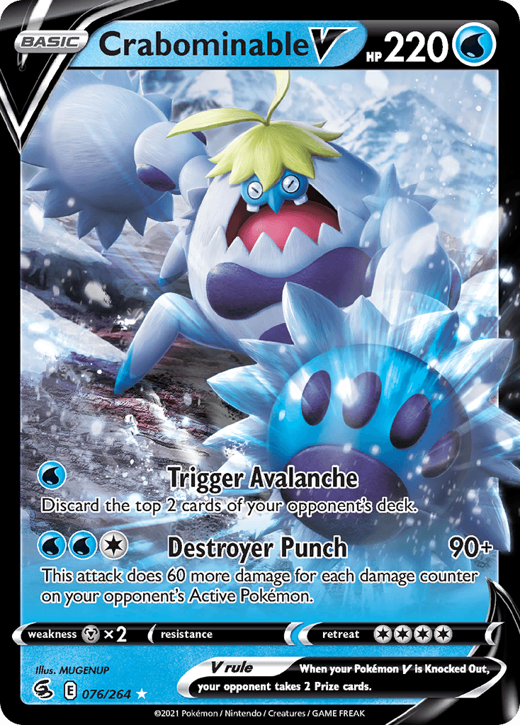 Crabominable V Fusion Strike card
