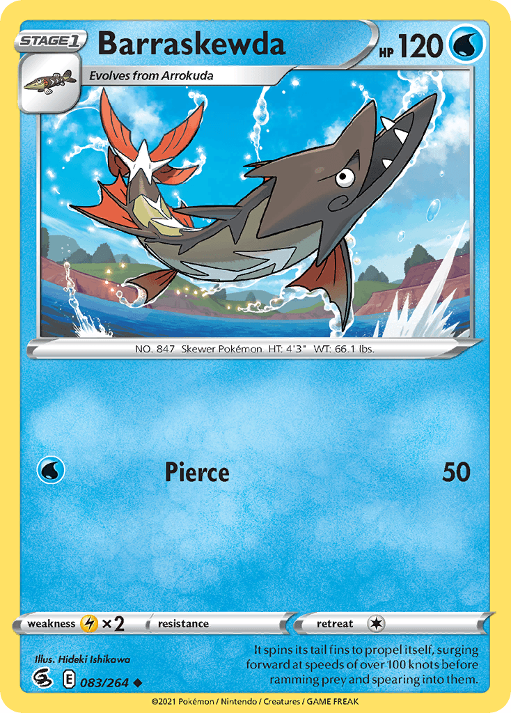 Barraskewda Fusion Strike card