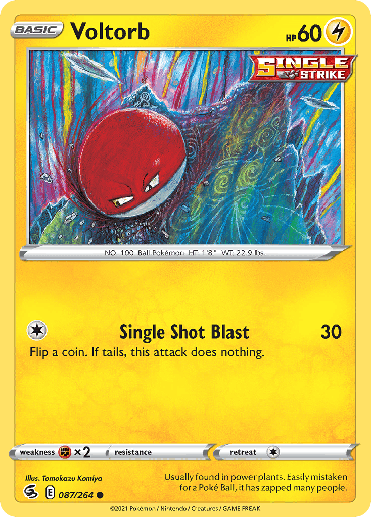 Voltorb Fusion Strike card