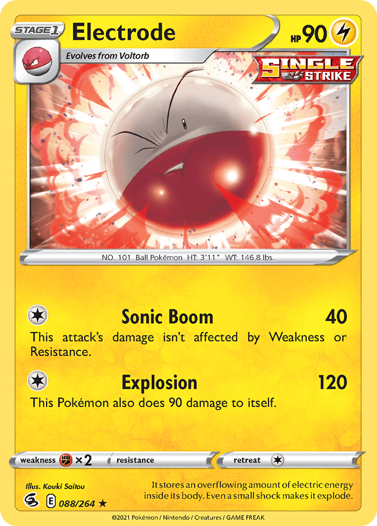 Electrode Fusion Strike card