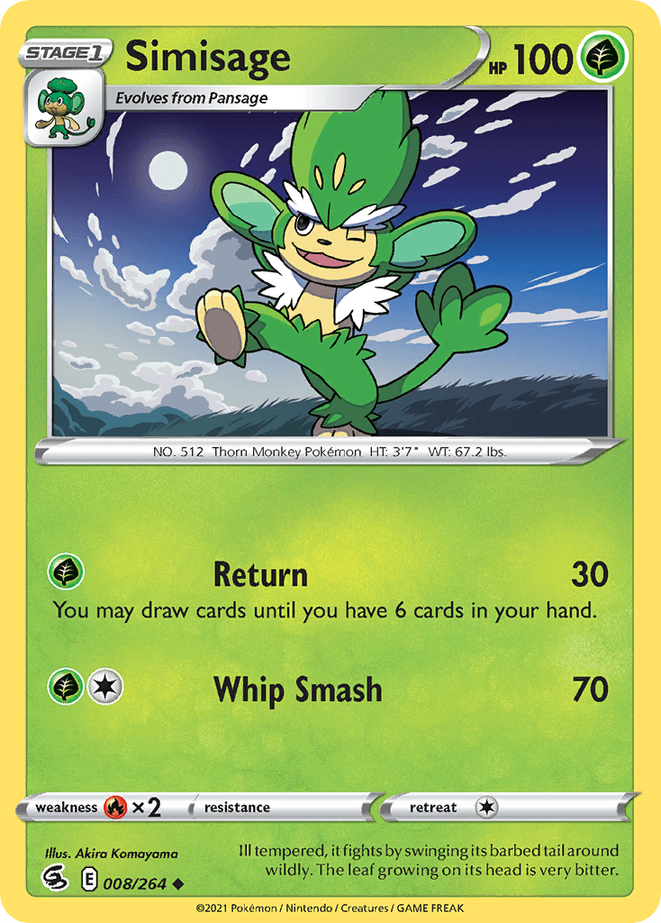 Simisage Fusion Strike card