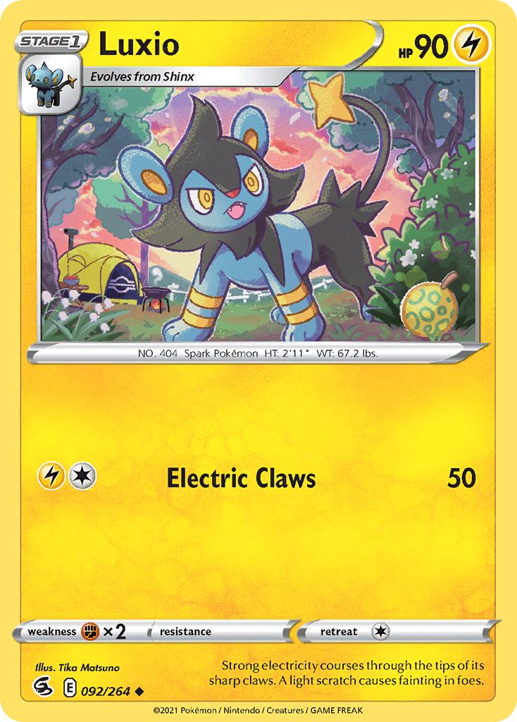 Luxio Fusion Strike card