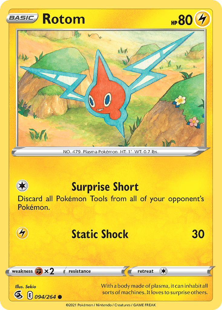 Rotom Fusion Strike card