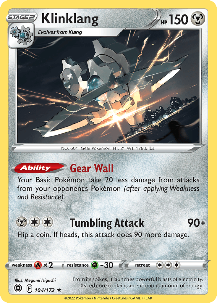Klinklang Brilliant Stars card