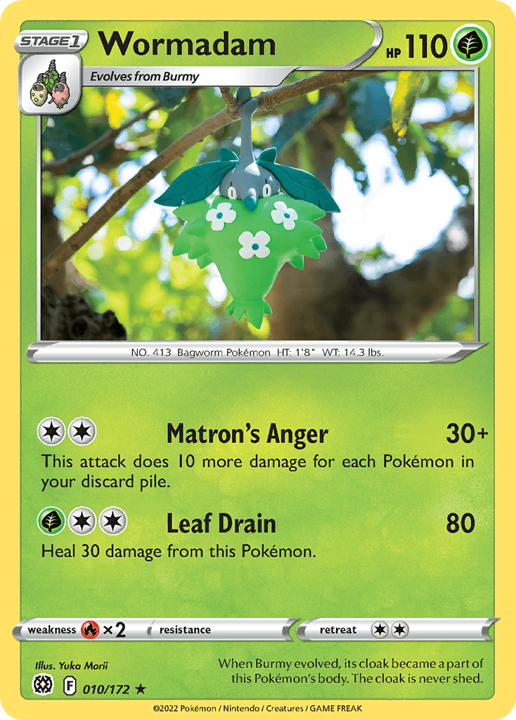 Wormadam Brilliant Stars card