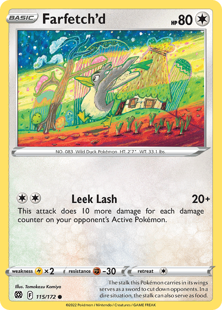 Farfetch'd Brilliant Stars card