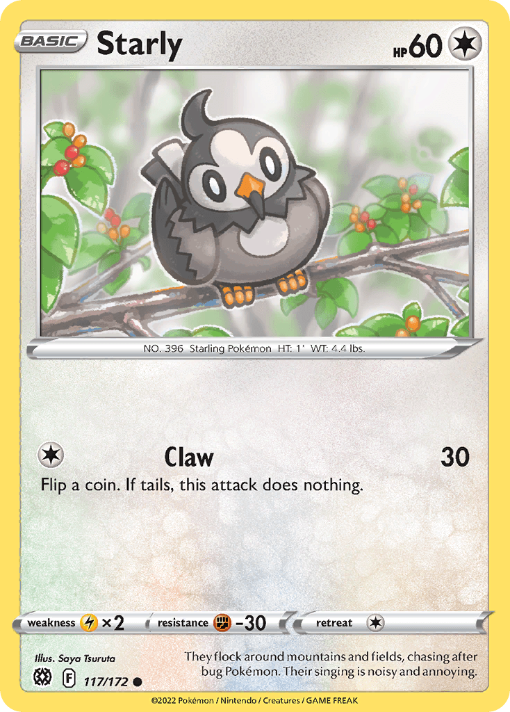 Starly Brilliant Stars card
